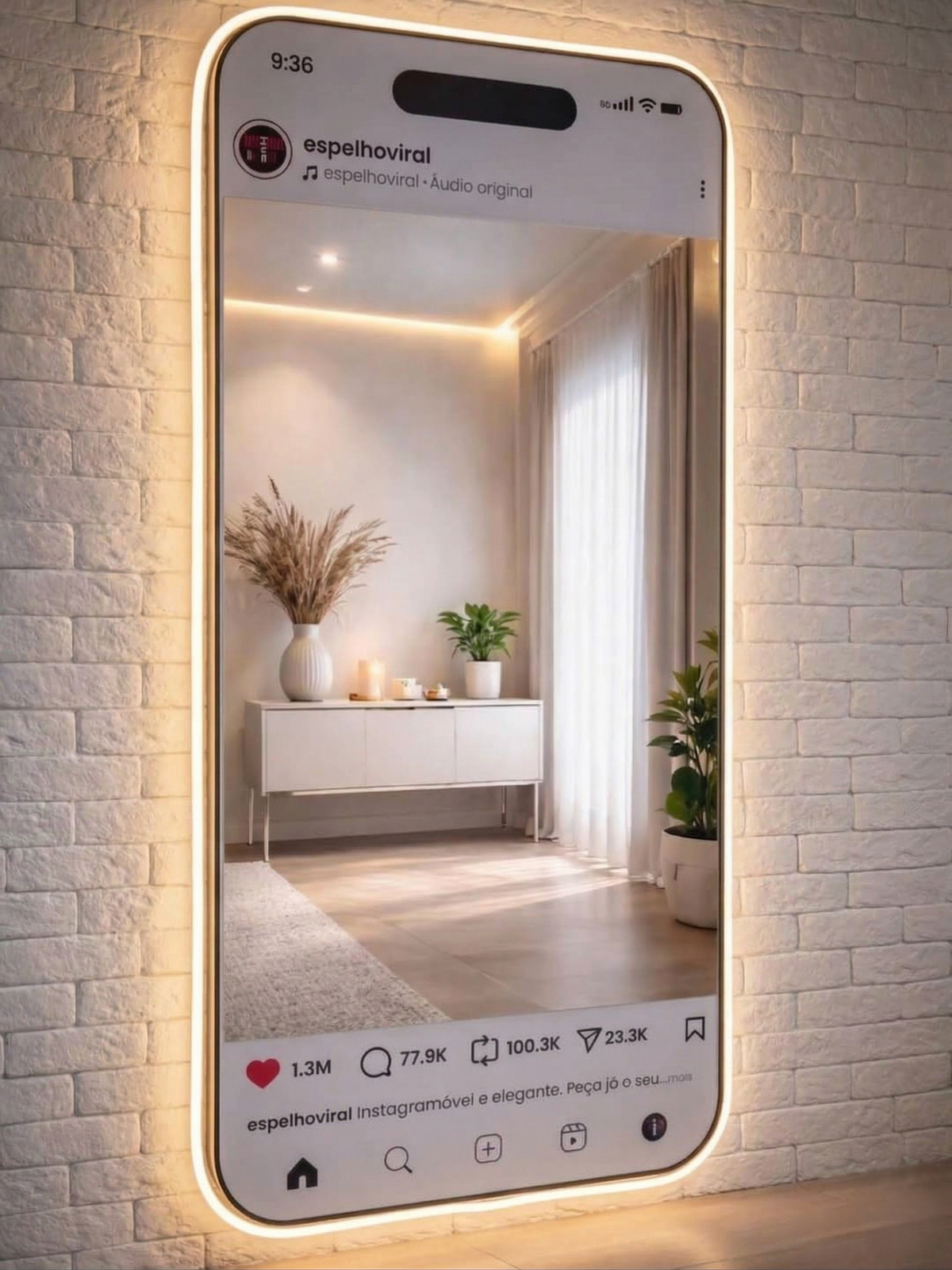 The Insta Mirror™ — Become the post.