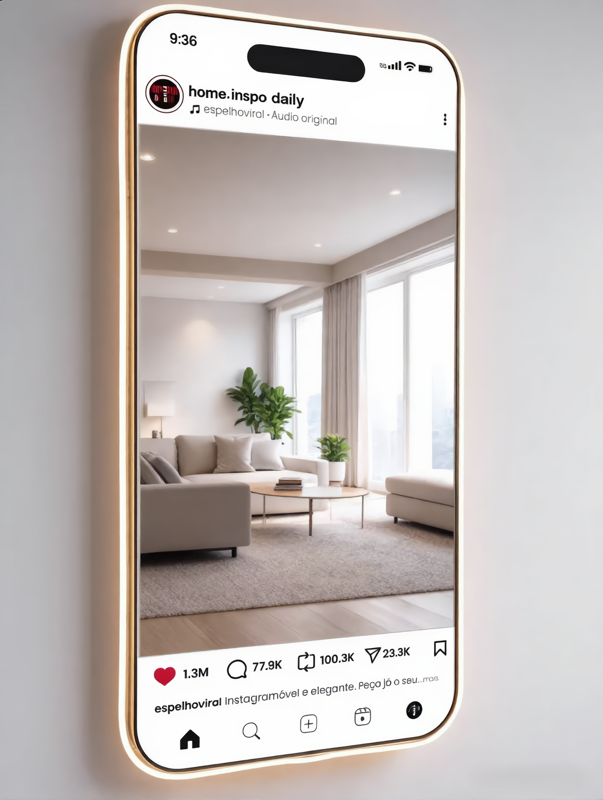 The Insta Mirror™ — Become the post.