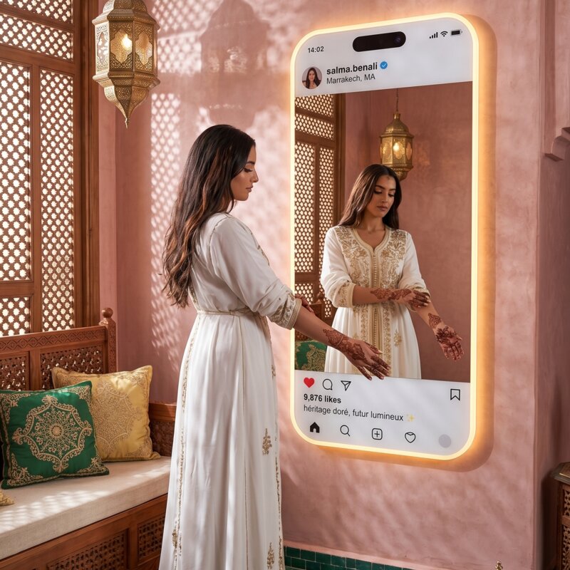Customer @zoe.aesthetic sharing their Insta Mirror