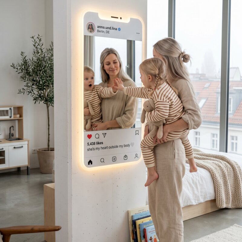 Customer @clara.lens sharing their Insta Mirror